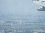 飛行機から見えたマンハッタン